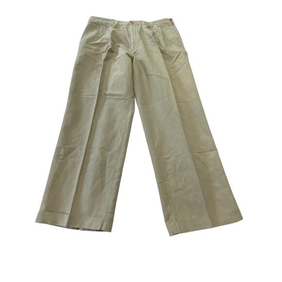 Cubavera Men's Linen Chinos NEW Vintage dead stock size 38 x 30 - Picture 1 of 11